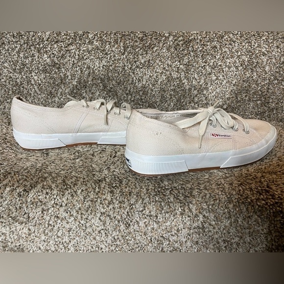 SUPERGA Cotu Classic Canvas Sneaker Off-White Size‎ 7 - Picture 2 of 7
